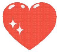 Gif animé coeur rouge